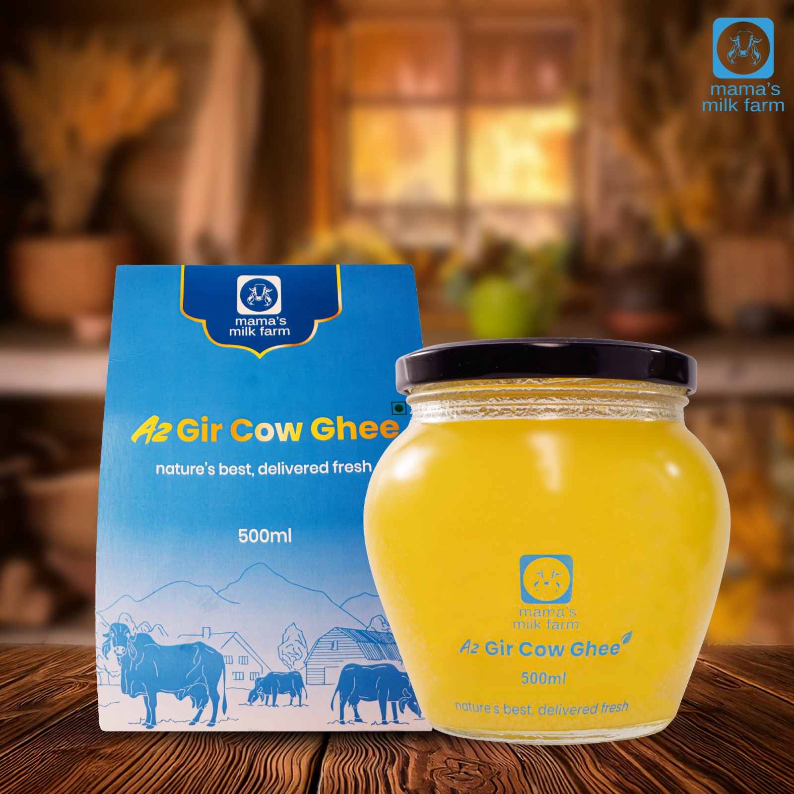 A2 Gir Cow Pure Ghee 500ml